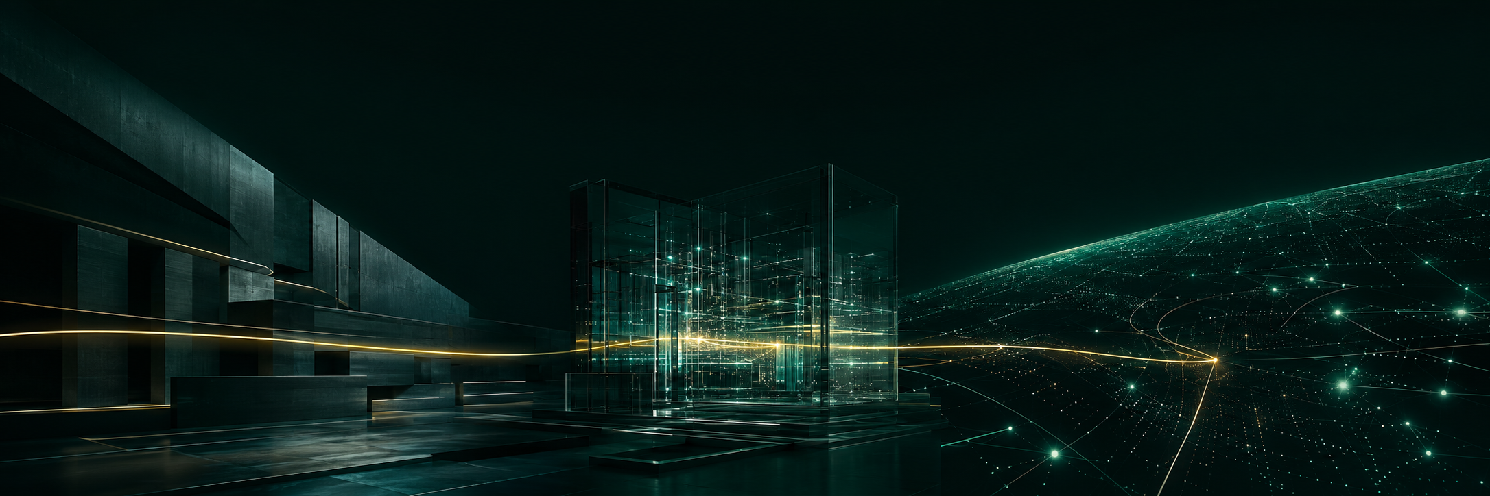 Infraestrutura digital global conectando mercados e operações